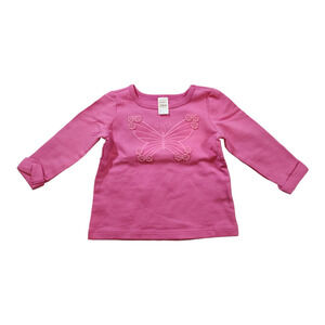 NWT Carter's Toddler Girl Pink Butterfly Top 24M